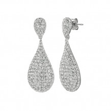 Jewelmi Custom 14k White Gold Diamond Earrings