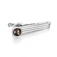 Tacori Sterling Silver Monterey Roadster Gemstone Men's Tie Bar - MTB10839