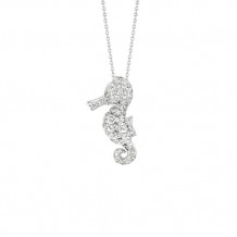 Jewelmi Custom 14k White Gold Diamond Necklace