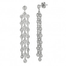 Jewelmi Custom 14k White Gold Diamond Earrings