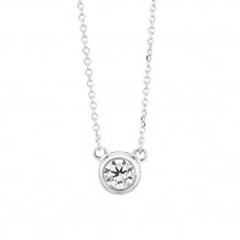 Jewelmi Custom 14k White Gold Diamond Necklace