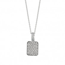 Jewelmi Custom 14k White Gold Diamond Necklace