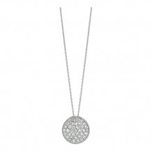 Jewelmi Custom 14k White Gold Diamond Necklace