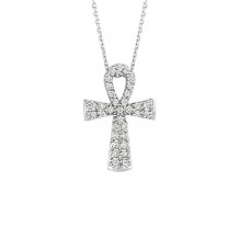 Jewelmi Custom 14k White Gold Diamond Necklace