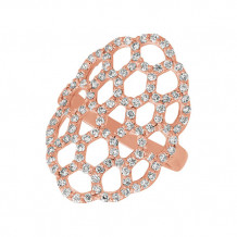 Jewelmi Custom 14k Rose Gold Diamond Ring