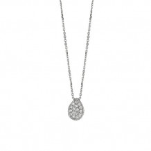 Jewelmi Custom 14k White Gold Diamond Necklace