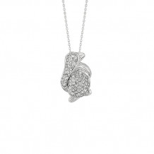 Jewelmi Custom 14k White Gold Diamond Necklace