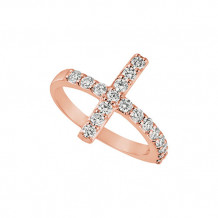 Jewelmi Custom 14k Rose Gold Diamond Ring