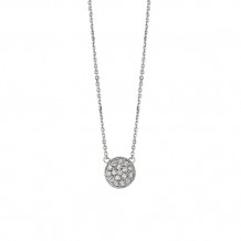 Jewelmi Custom 14k White Gold Diamond Necklace