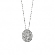 Jewelmi Custom 14k White Gold Diamond Necklace