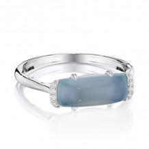 Tacori Sterling Silver Horizon Shine Diamond and Gemstone Men's Ring - SR22438
