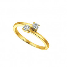 Jewelmi Custom 14k Yellow Gold Diamond Ring