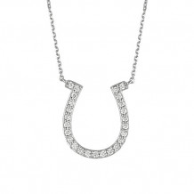 Jewelmi Custom 14k White Gold Diamond Necklace