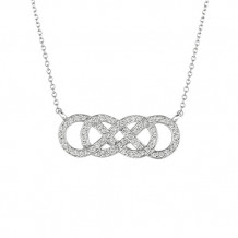 Jewelmi Custom 14k White Gold Diamond Necklace