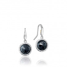 Tacori Sterling Silver Crescent Embrace Gemstone Drop Earring - SE15519