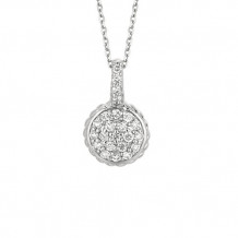 Jewelmi Custom 14k White Gold Diamond Necklace