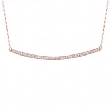 Jewelmi Custom 14k Rose Gold Diamond Necklace