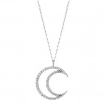 Jewelmi Custom 14k White Gold Diamond Necklace
