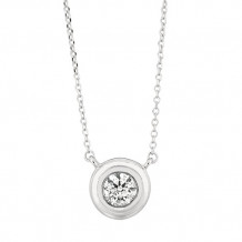 Jewelmi Custom 14k White Gold Diamond Necklace