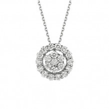 Jewelmi Custom 14k White Gold Diamond Necklace