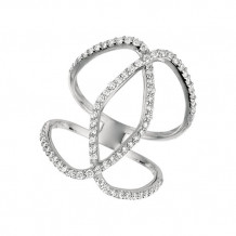 Jewelmi Custom 14k White Gold Diamond Ring
