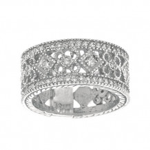 Jewelmi Custom 14k White Gold Diamond Ring
