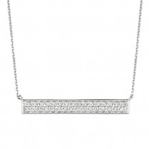Jewelmi Custom 14k White Gold Diamond Necklace