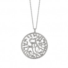 Jewelmi Custom 14k White Gold Diamond Necklace