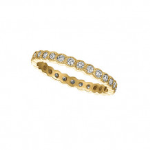 Jewelmi Custom 14k Yellow Gold Diamond Anniversary Band