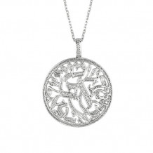Jewelmi Custom 14k White Gold Diamond Necklace