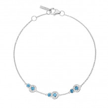 Tacori Sterling Silver Petite Gemstones Women's Bracelet - SB22933