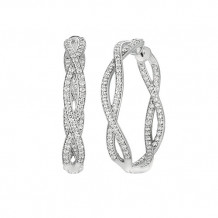 Jewelmi Custom 14k White Gold Diamond Earrings