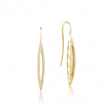 Tacori 18k Yellow Gold The Ivy Lane Diamond Drop Earring - SE218Y