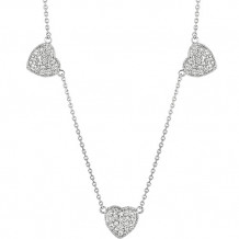 Jewelmi Custom 14k White Gold Diamond Necklace