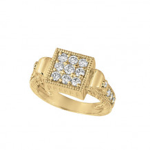 Jewelmi Custom 14k Yellow Gold Diamond Ring