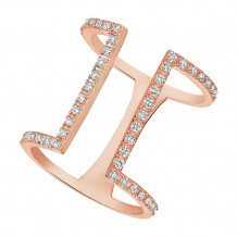 Jewelmi Custom 14k Rose Gold Diamond Ring