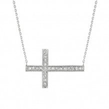 Jewelmi Custom 14k White Gold Diamond Necklace