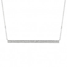 Jewelmi Custom 14k White Gold Diamond Necklace