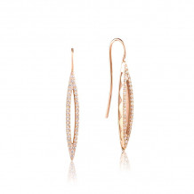 Tacori 18k Rose Gold The Ivy Lane Diamond Drop Earring - SE218P