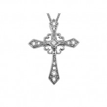 Jewelmi Custom 14k White Gold Diamond Necklace