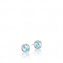 Tacori Sterling Silver Gemma Bloom Gemstone Stud Earring - SE15402