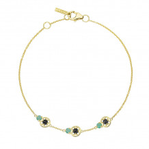 Tacori 14k Yellow Gold Petite Gemstones Women's Bracelet - SB2291949FY