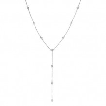 Jewelmi Custom 14k White Gold Diamond Necklace