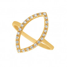 Jewelmi Custom 14k Yellow Gold Diamond Ring