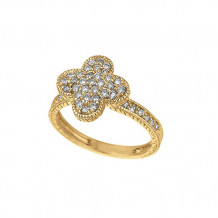 Jewelmi Custom 14k Yellow Gold Diamond Ring