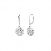 Jewelmi Custom 14k White Gold Diamond Earrings