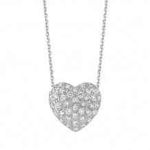 Jewelmi Custom 14k White Gold Diamond Necklace
