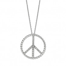Jewelmi Custom 14k White Gold Diamond Necklace