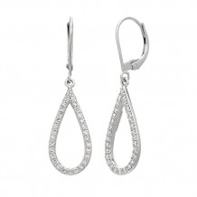 Jewelmi Custom 14k White Gold Diamond Earrings