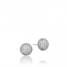 Tacori Sterling Silver Sonoma Mist Diamond Stud Earring - SE204